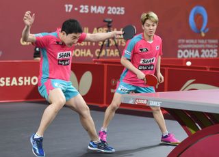 탁구 임종훈·안재현, WTT 미국 스매시 우승 도전…신유빈은 8강 탈락