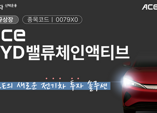 한투운용, 국내 첫 BYD 테마 ETF ‘ACE BYD밸류체인액티브’ 출시