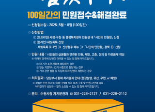 수원시 '시민의 민원함' 1296건 접수…정조대왕 애민 정신 계승