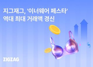 지그재그, '이너웨어 페스타' 역대 최대 거래액 기록