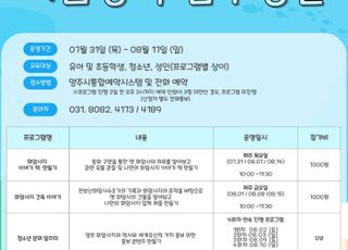 양주시립회암사지박물관, 2025년 여름방학 특별프로그램 운영
