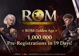 위메이드, 웹3 MMORPG '롬: 골든 에이지' 사전예약 100만 달성