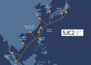 SKB, 아시아 7개국 잇는 국제 해저 케이블 SJC2 개통