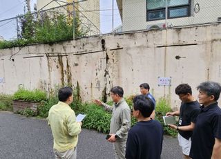 이재준 수원특례시장, 권선구 붕괴 우려 외벽 긴급 점검