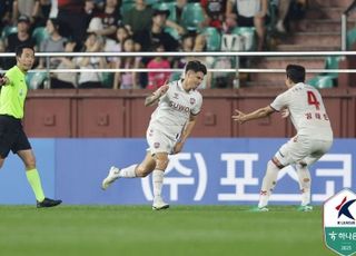 5골 몰아친 수원FC, 포항 꺾고 강등권 탈출 기회 마련