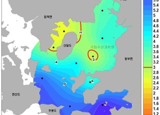 남해안 산소부족 ‘물덩어리’ 발생 해역 진주만까지 확대