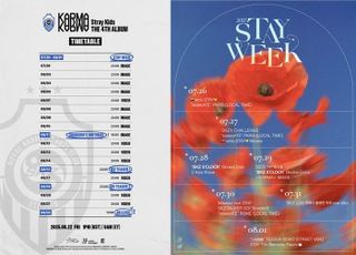 스트레이 키즈, 컴백 앞두고 타임테이블 공개…화끈한 '스테이위크' 예고