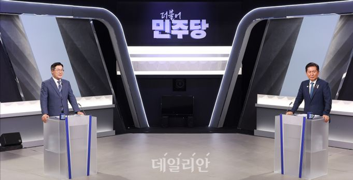 "노컷 당대표" vs "그게 가능하냐"…정청래·박찬대 신경전
