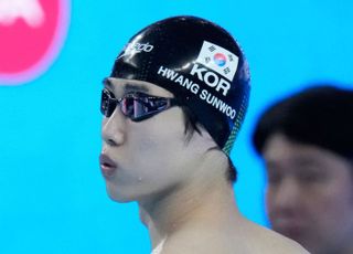 ‘포포비치보다 빨랐다!’ 황선우, 자유형 200m 2위로 결선행
