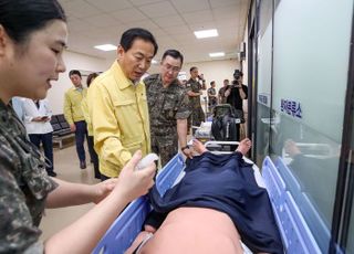 이두희 국방차관, 응급의료체계 현장확인…"장병 생명 보호가 최우선"