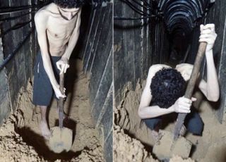 "자기 무덤 파는 처참한 男…해골 수준의 내 아들" 잔혹한 영상 공개