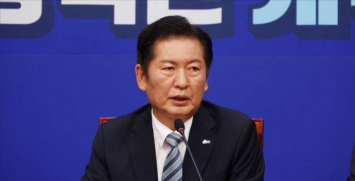 정청래 "대주주 기준 신속히 입장 정리…의원들 발언 자제해달라"