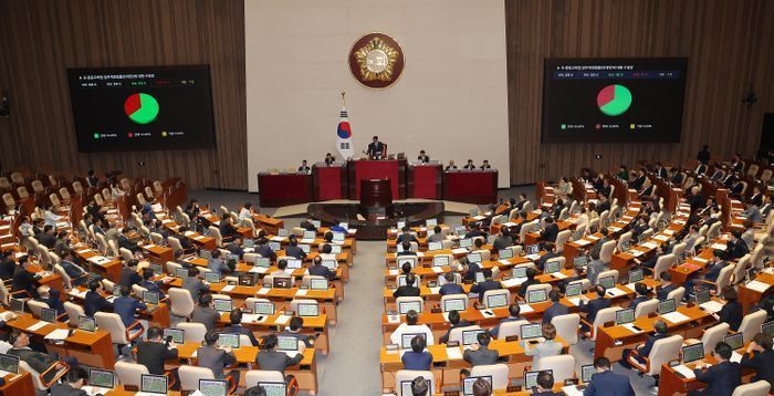 與, 본회의서 '방송3법' 등 강행…국민의힘, 필리버스터로 맞대응