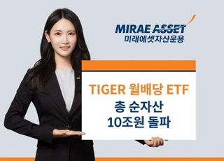 미래운용 ‘TIGER 월배당 ETF’ 순자산 10조 돌파