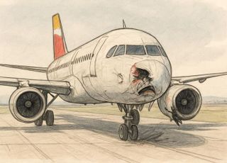 이륙하자마자 새와 충돌한 에어버스 여객기 회항