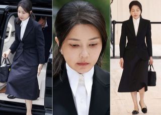 15만원짜리 에코백 들고 나타난 김건희, 구두는 명품이었다