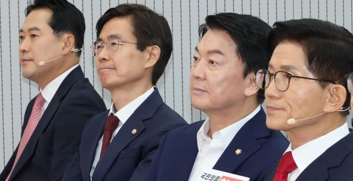 국민의힘 당권주자 4인 압축…'혁신파' 안철수·조경태, 반전 키 쥘까 [정국 기상대]