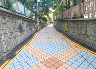 [용인 소식] 수지구 심곡초 인근에 시 최초 보행자우선도로 조성