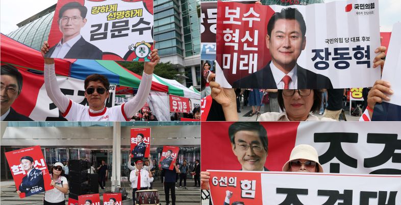 [현장] "김문수 말곤 답 없다 아이가" "안철수 소신있다 아잉교"…엇갈린 대구·경북 당심