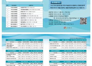 서울 구로구, 2025년 하반기 동네배움터 수강생 모집