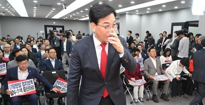 송언석 "연설회날 특검 중앙당사 압수수색…독재가 아니고 뭐냐"