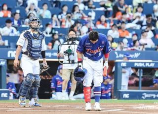 5연승! 날아오르는 한화, LG와 1게임 차 유지…'오빠' 손아섭 폴더인사