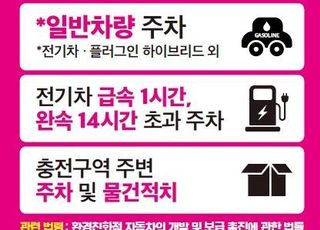 서울 마포구, 전기차 충전구역 불법주차 단속 안내판 제작