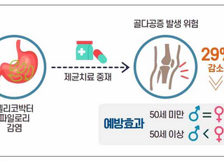 헬리코박터 제균, 위질환 넘어 골다공증 예방 효과…50세 이상 女 뚜렷