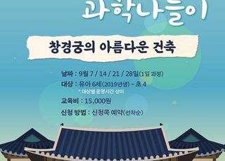 어린이과학관, 과학과 문화유산 접목한 ‘창경궁 과학 나들이’ 운영