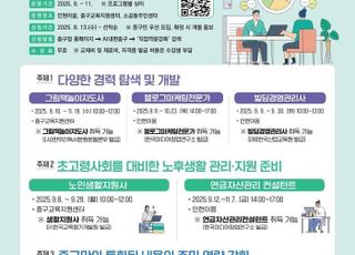 서울 중구, 기능장으로부터 직접 전수받는 직업역량강화 프로그램 개설