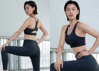 '173cm·52kg' 전지현, 밀착 레깅스 핏까지 완벽…비결은 '이 운동' [데일리 헬스]