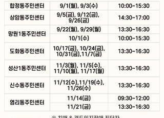 서울 마포구, 하반기 '주민센터로 찾아가는 치매진단검사' 실시