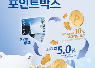 신한은행, SOL Plan 포인트박스 출시…최고 연 5%