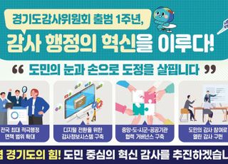 경기도, '감사위원회 출범 1주년' 도정 투명성·책임성 한단계 높여