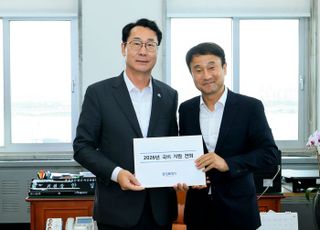 정명근 화성특례시장, 한병도 국회 예결위원장 만나 9개 국비 사업 건의
