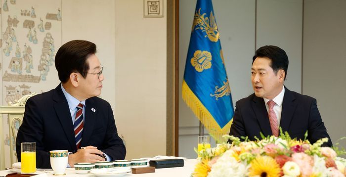 장동혁, 李대통령 만나 "취임 100일, 불확실성·불안감 증가…균형추 잡아달라"