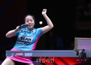 신유빈, 마카오 챔피언스 첫 판 탈락 ‘상대는 일본’
