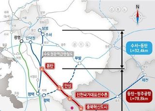 중부권 광역급행철도 민자 추진… 교통 프리미엄 선점할 ‘안성 아양 금성백조 예미지’