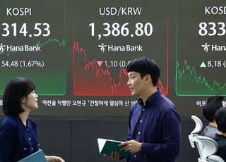 코스피, 4년 2개월 만에 사상 최고치(3314.53) 마감 [시황]
