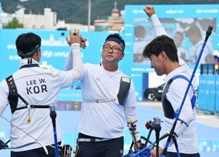 한국 양궁, 세계선수권 단체전서 금1·은1·동1…남자 대표팀 3연패