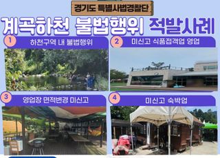 경기도, 여름철 휴양지 불법행위 12건 적발