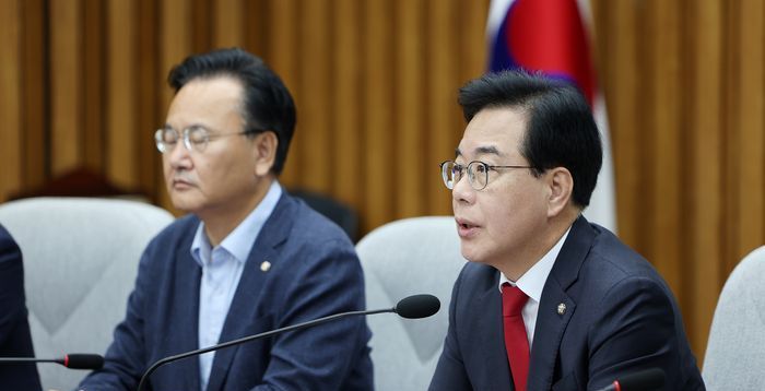 송언석 "특검법 파기는 합작 사기극…李대통령, 몰랐다고 거짓말"