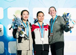 스포츠클라이밍 정지민, 'IFSC 구이양 스피드 월드컵' 은메달