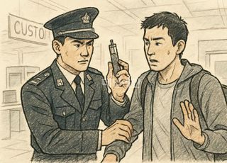 입국하려던 男, 자꾸 엉덩이 움켜쥐어 검사해보니...'충격'