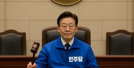 "李대통령, 대법원장 겸 민주당 총재 맡으시라"…이준석이 올린 사진은?