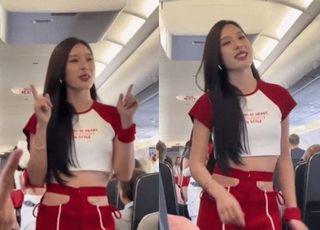 [영상] 女승무원들이 기내에서 춤을? 정체 알고 보니...