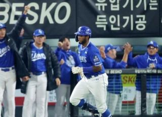 스리런 쏜 디아즈 48호포! 4위 삼성, 3위도 가시권…구창모 3이닝