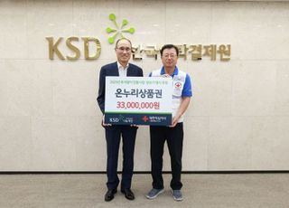 예탁원, 추석 맞아 취약계층 전통시장 장보기 행사 후원