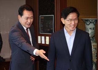 국민의힘 장동혁 대표-김문수 전 대선 후보 오찬 회동