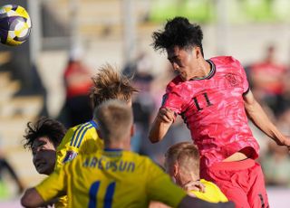 ‘김명준 만회골’ 한국, U-20 월드컵 첫 경기서 우크라이나에 1-2 패배